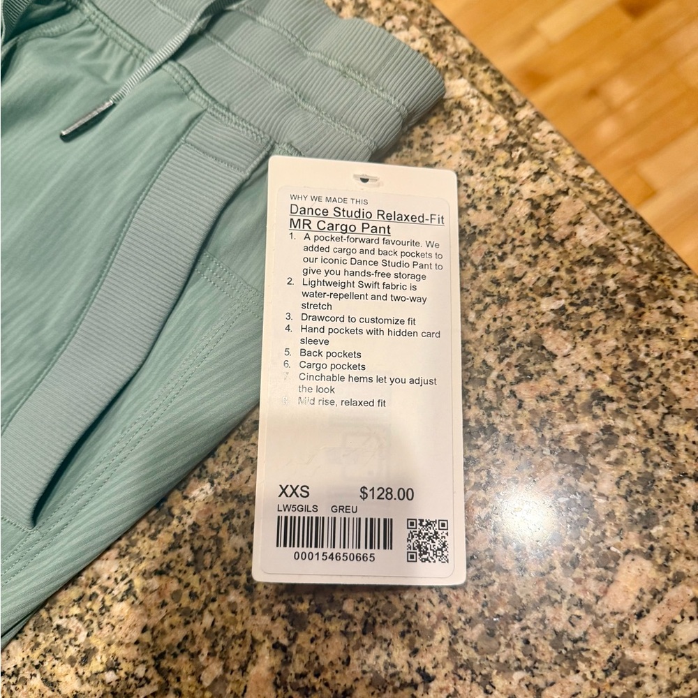 Lululemon Relaxed Fit Dance Studio Cargo Pants - XXS